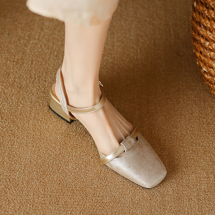 NORTHLINE STUDIO | CONTRAST SLINGBACK HEELS