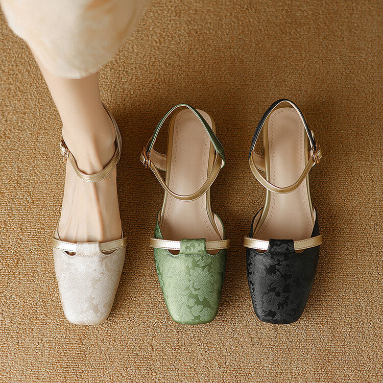 NORTHLINE STUDIO | CONTRAST SLINGBACK HEELS