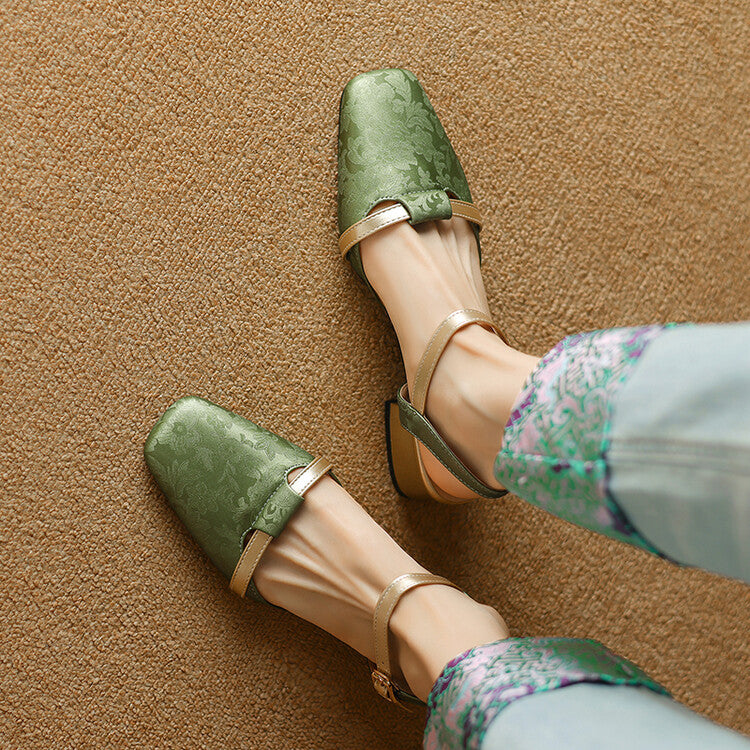 NORTHLINE STUDIO | CONTRAST SLINGBACK HEELS