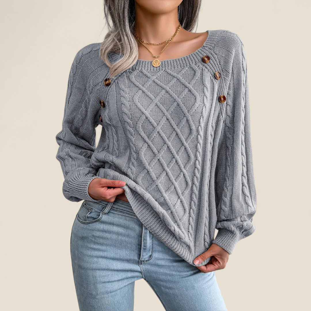 Calla | Cozy Cable Knit Sweater