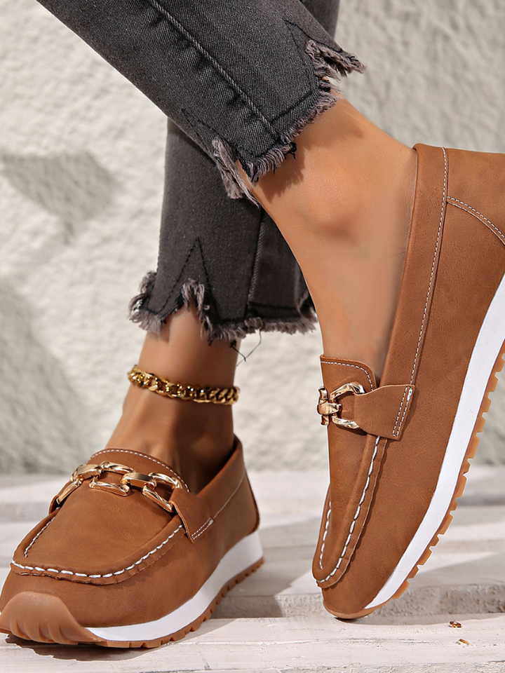 ISLA CHAIN DETAIL LOAFERS