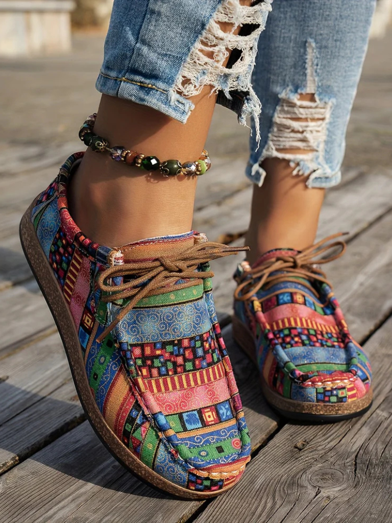 MAYA COMFORT PRINT LOAFERS