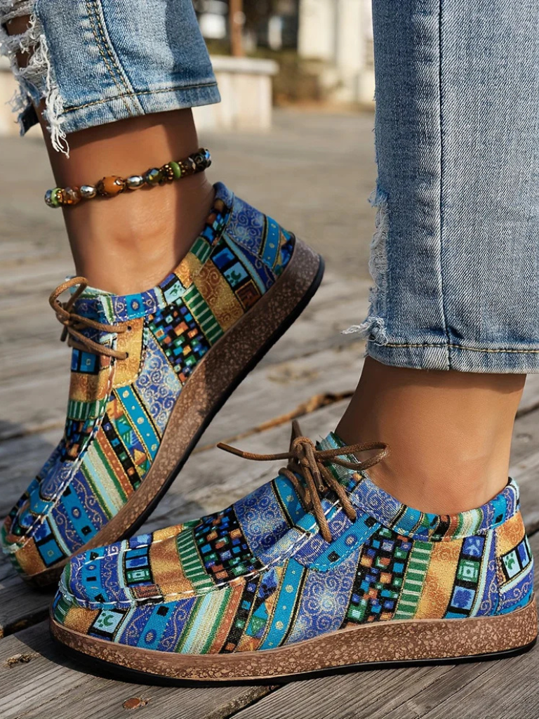 MAYA COMFORT PRINT LOAFERS