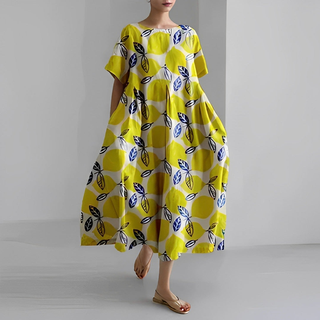 WILLOW | ARTISAN FLOWER MAXI DRESS