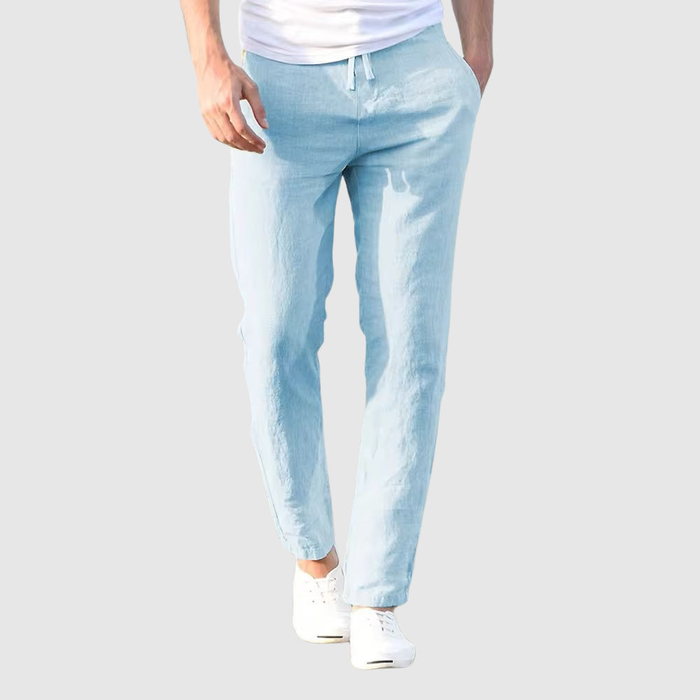 ETHAN | RELAXED LINEN TROUSERS