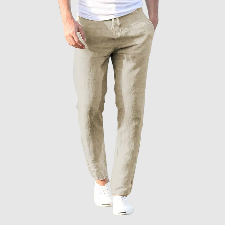 ETHAN | RELAXED LINEN TROUSERS