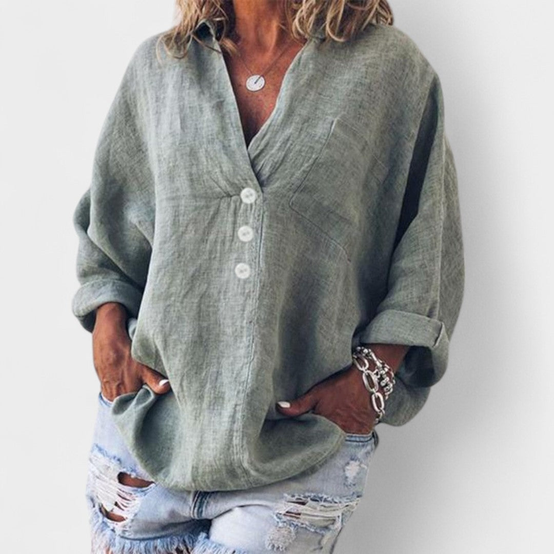 NORTHLINE STUDIO | RELAXED ELEGANT CUT BLOUSE