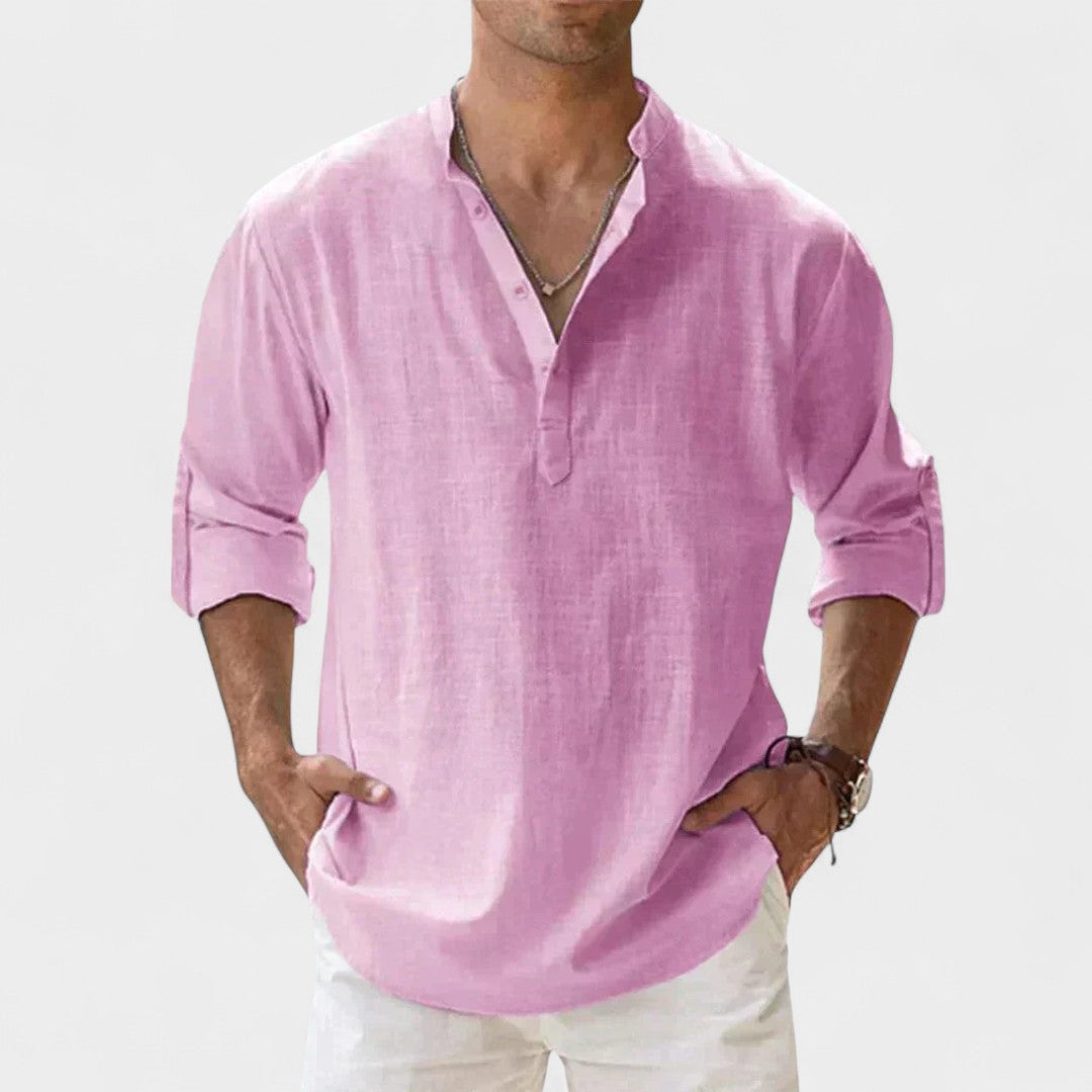 JAMES | RELAXED HENLEY SHIRT