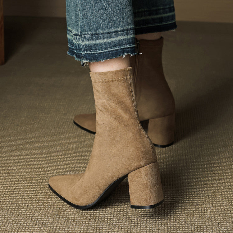 NORTHLINE STUDIO | ELEGANT SUEDE ANKLE BOOTS