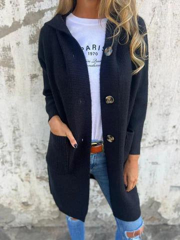 NORTHLINE STUDIO | HOODED LONG CARDIGAN