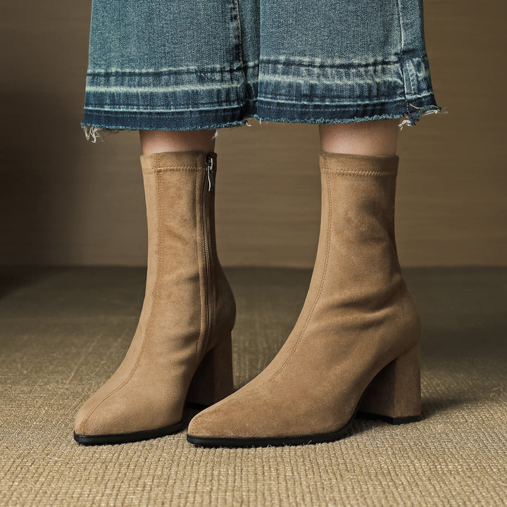 NORTHLINE STUDIO | ELEGANT SUEDE ANKLE BOOTS