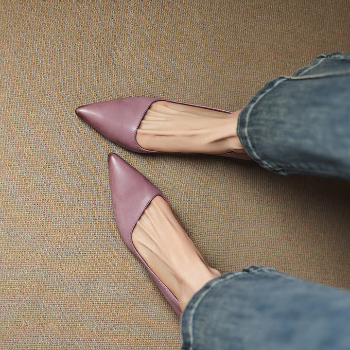 NORTHLINE STUDIO | POINTED KITTEN HEELS