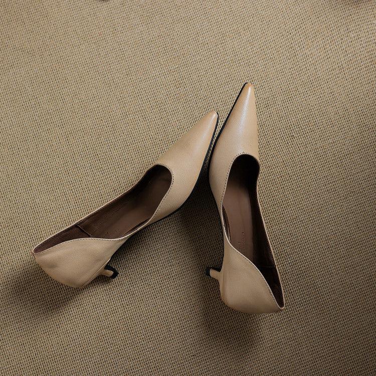 NORTHLINE STUDIO | POINTED KITTEN HEELS
