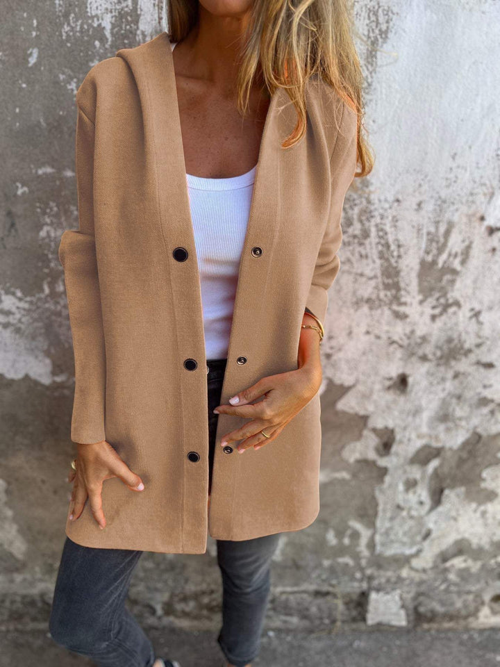 NORTHLINE STUDIO | STATEMENT HOODED CARDIGAN