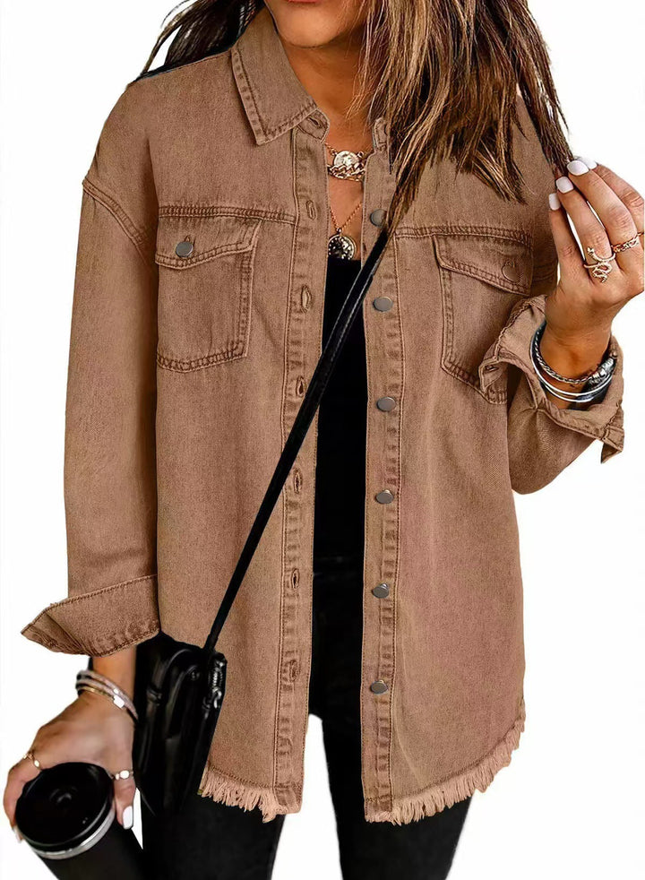 NORTHLINE STUDIO | DISTRESSED DENIM SHIRT