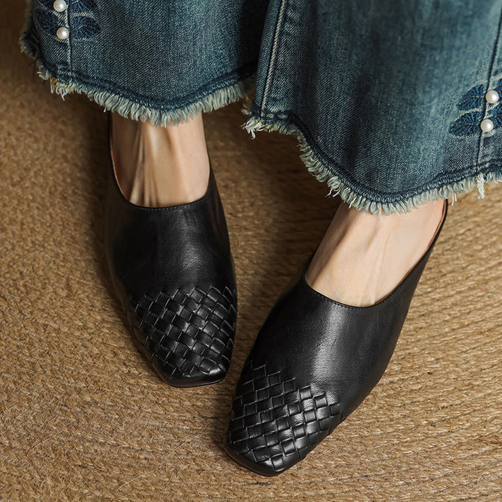 NORTHLINE STUDIO | HANDWOVEN MULES