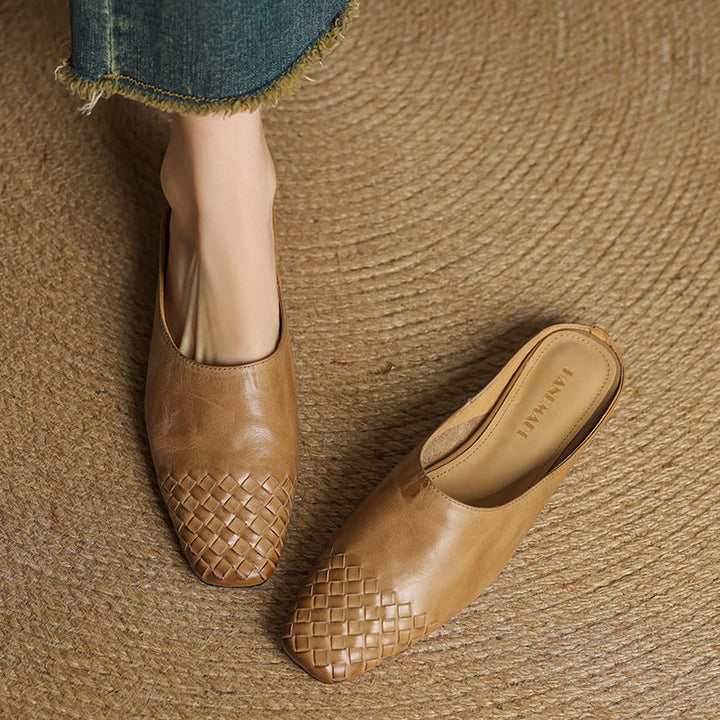 NORTHLINE STUDIO | HANDWOVEN MULES
