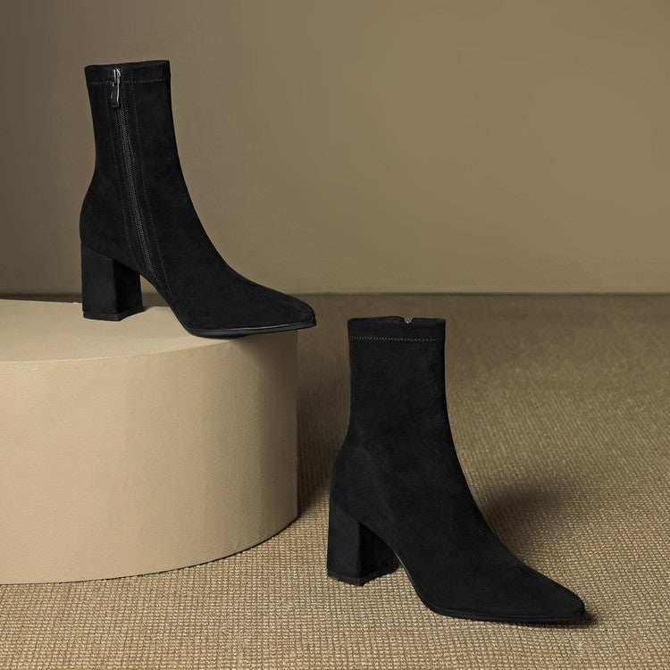 NORTHLINE STUDIO | ELEGANT SUEDE ANKLE BOOTS