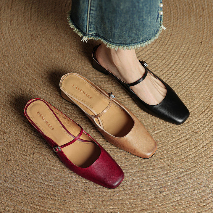 NORTHLINE STUDIO | SLIP-ON BLOCK MARY JANES