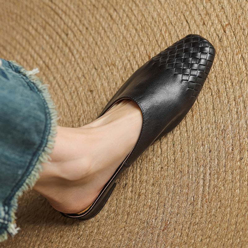 NORTHLINE STUDIO | HANDWOVEN MULES