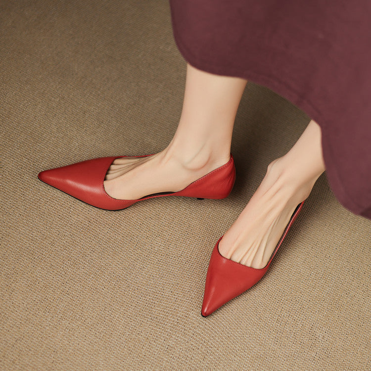 NORTHLINE STUDIO | POINTED KITTEN HEELS