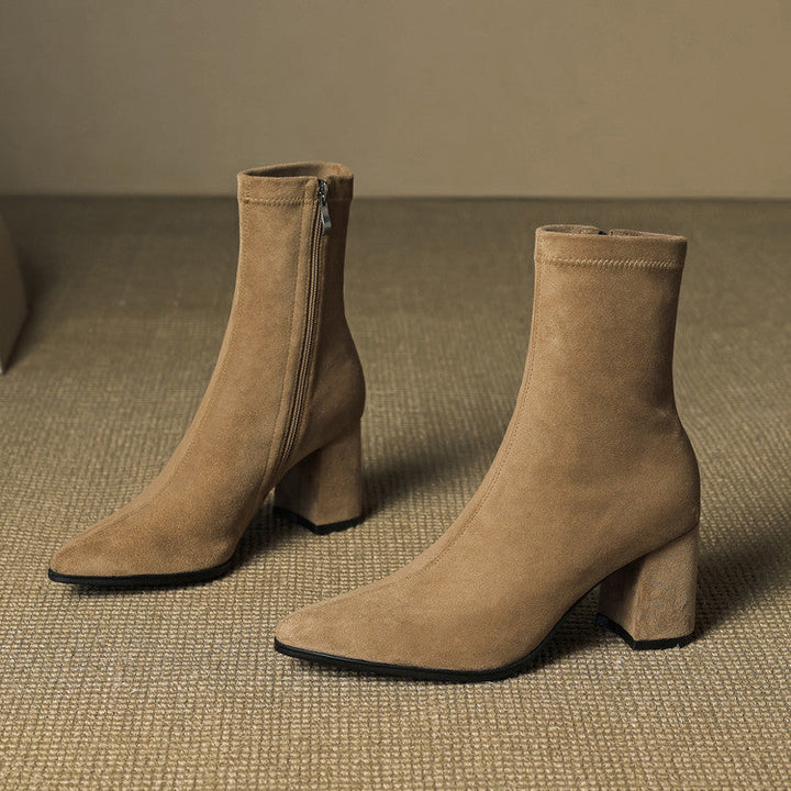 NORTHLINE STUDIO | ELEGANT SUEDE ANKLE BOOTS