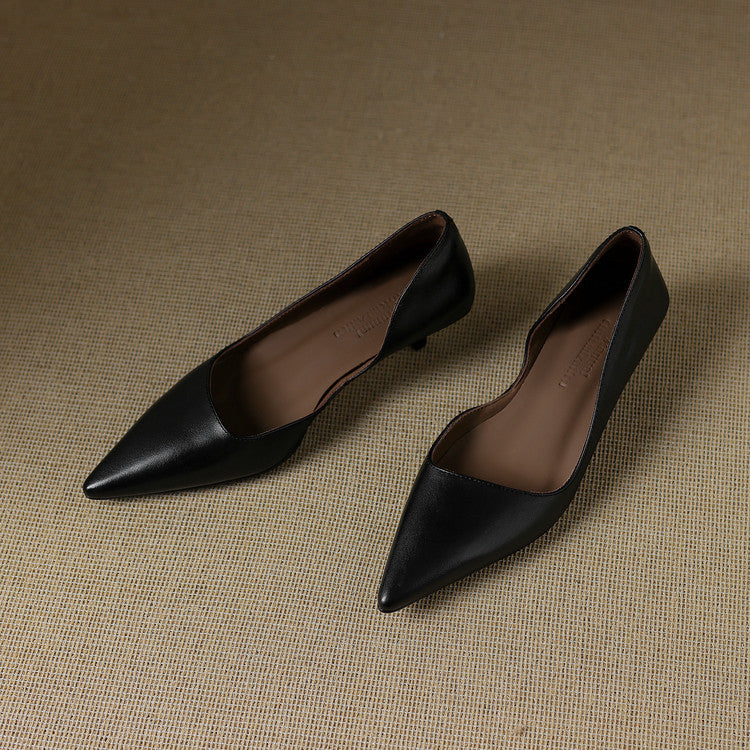 NORTHLINE STUDIO | POINTED KITTEN HEELS