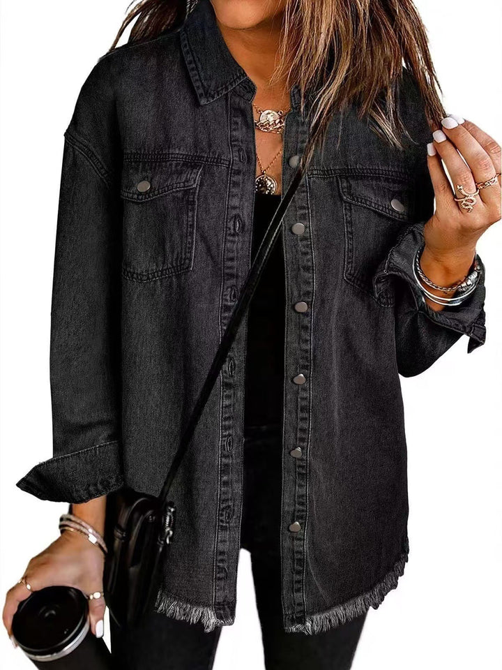 NORTHLINE STUDIO | DISTRESSED DENIM SHIRT