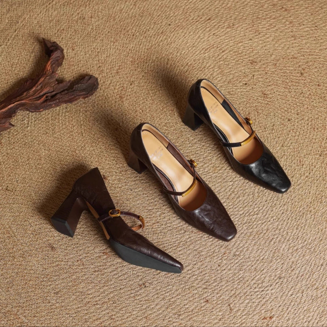 NORTHLINE STUDIO | BLOCK HEEL MARY JANES