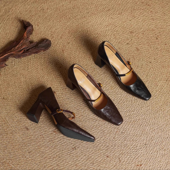 NORTHLINE STUDIO | BLOCK HEEL MARY JANES