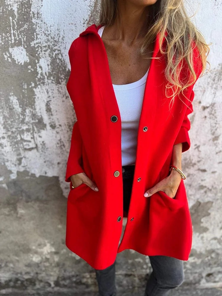 NORTHLINE STUDIO | STATEMENT HOODED CARDIGAN