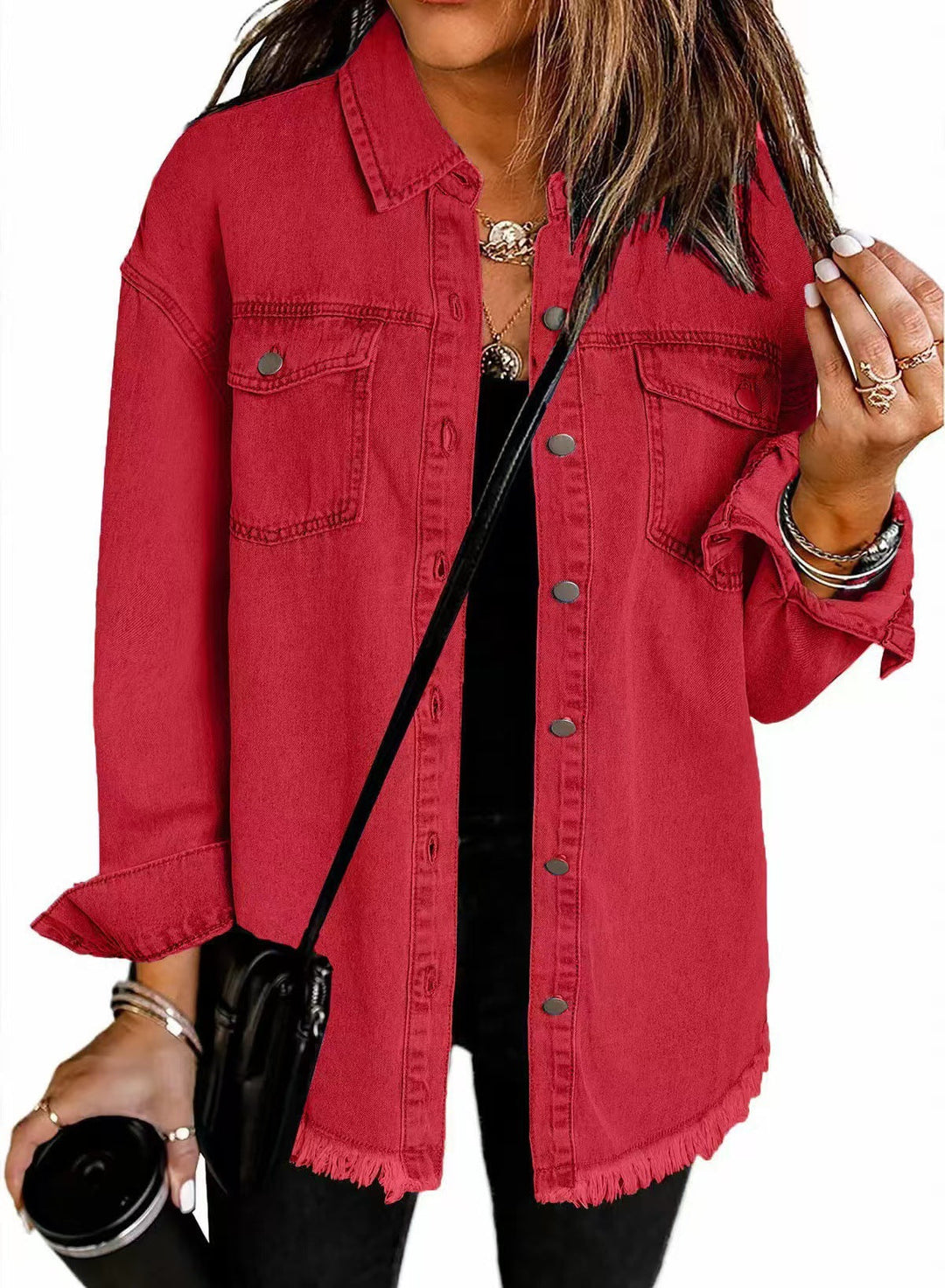 NORTHLINE STUDIO | DISTRESSED DENIM SHIRT