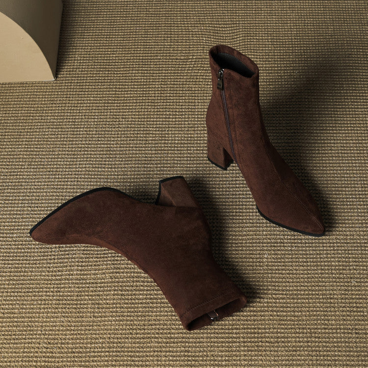NORTHLINE STUDIO | ELEGANT SUEDE ANKLE BOOTS