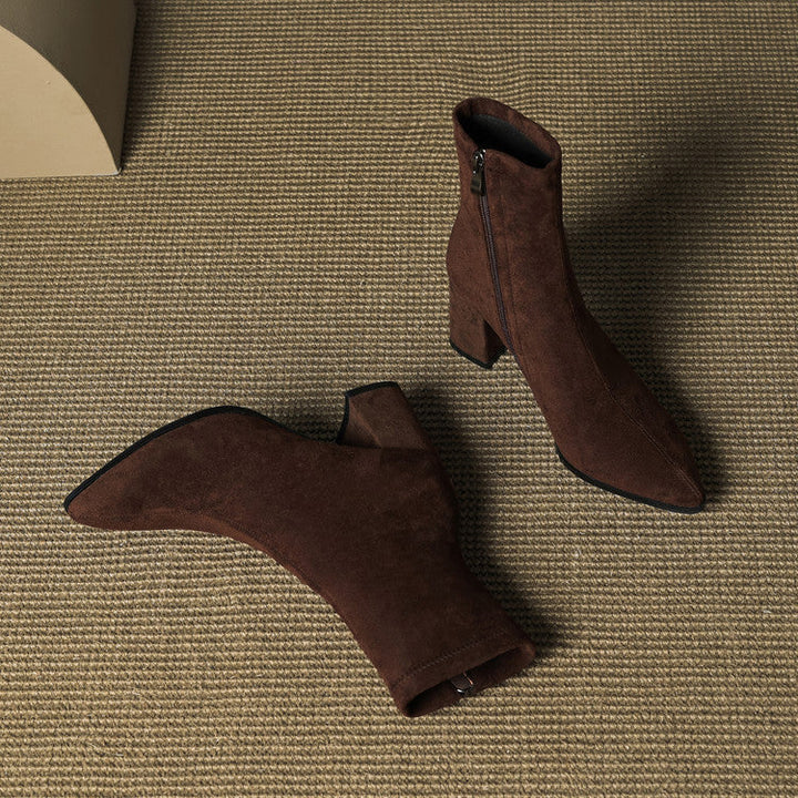 NORTHLINE STUDIO | ELEGANT SUEDE ANKLE BOOTS