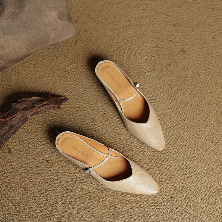 NORTHLINE STUDIO | SLENDER STRAP SLINGBACK FLATS