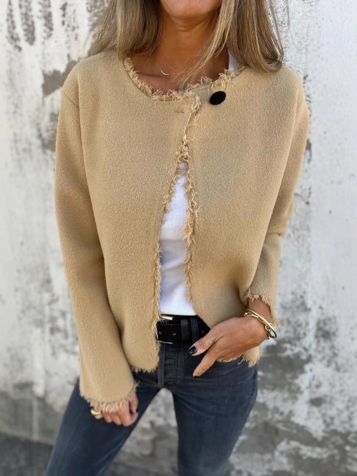 NORTHLINE STUDIO | RAW-EDGE SHORT JACKET