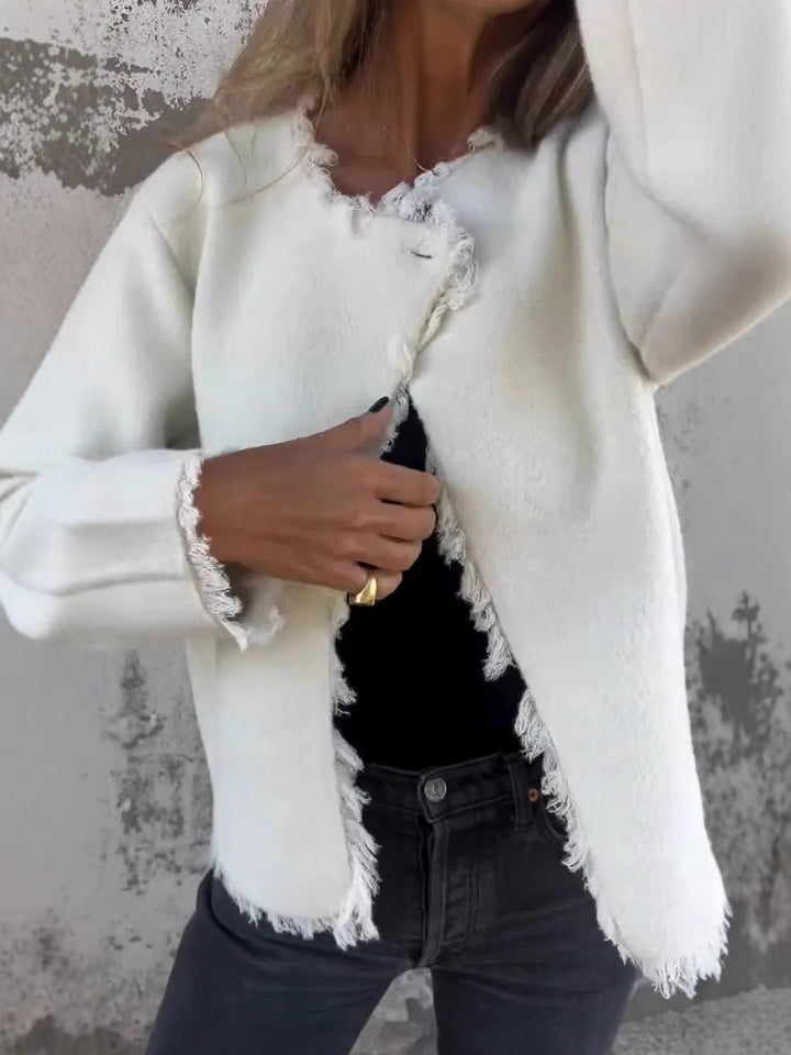 NORTHLINE STUDIO | RAW-EDGE SHORT JACKET