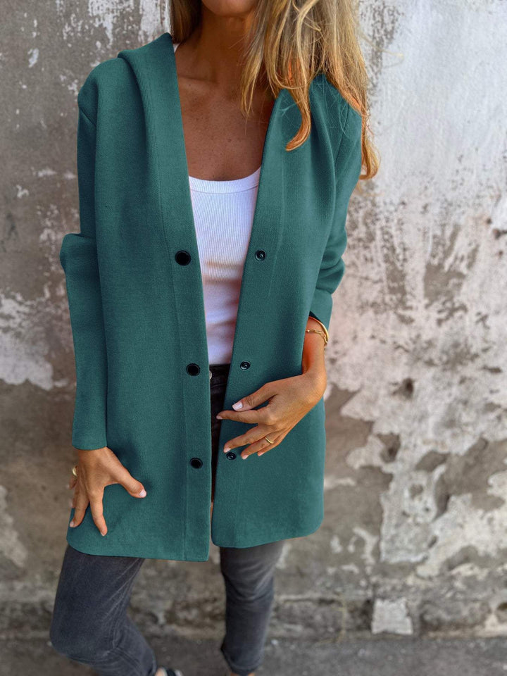 NORTHLINE STUDIO | STATEMENT HOODED CARDIGAN