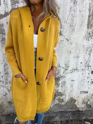 NORTHLINE STUDIO | HOODED LONG CARDIGAN