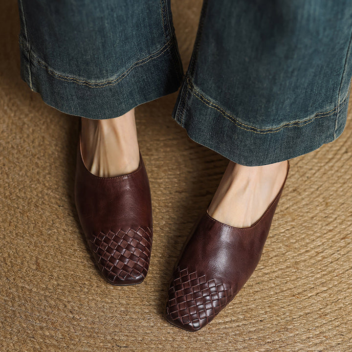 NORTHLINE STUDIO | HANDWOVEN MULES