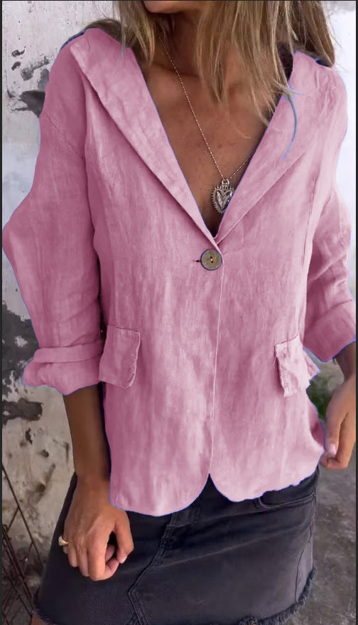 NORTHLINE STUDIO | RELAXED SINGLE-BUTTON BLAZER