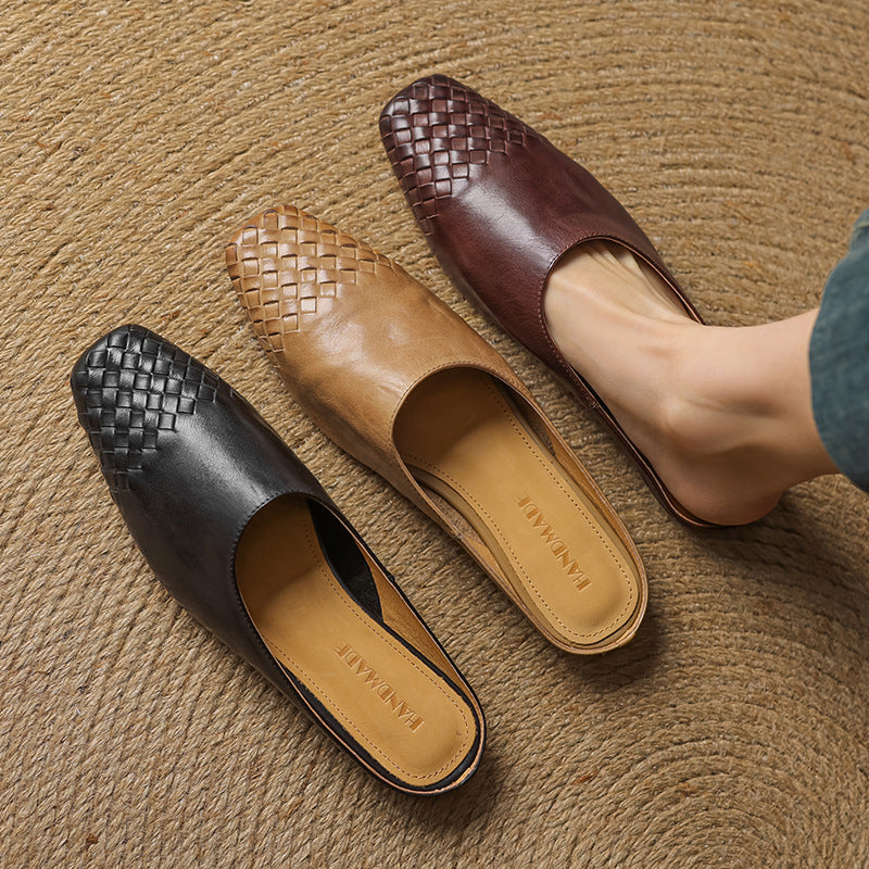 NORTHLINE STUDIO | HANDWOVEN MULES