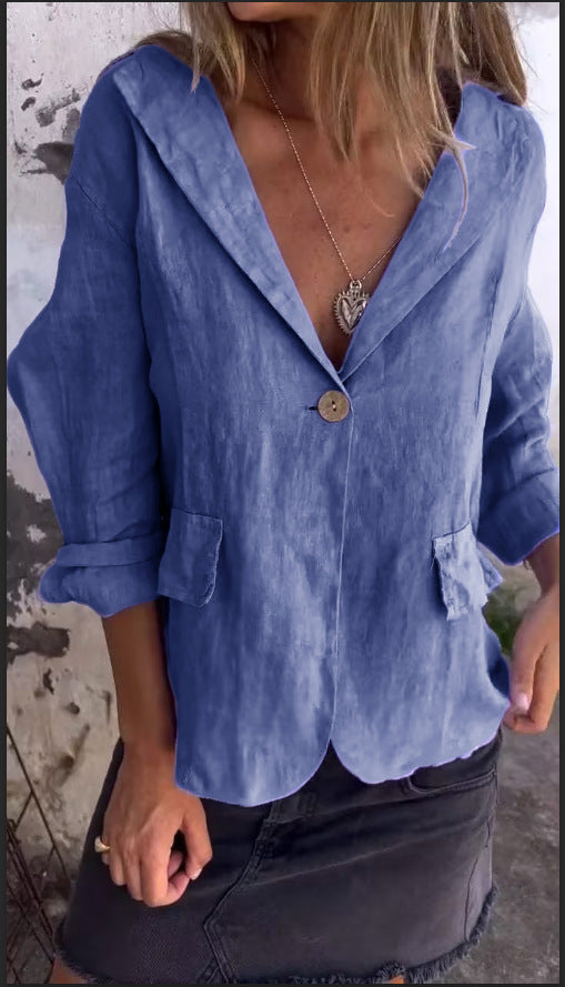 NORTHLINE STUDIO | RELAXED SINGLE-BUTTON BLAZER