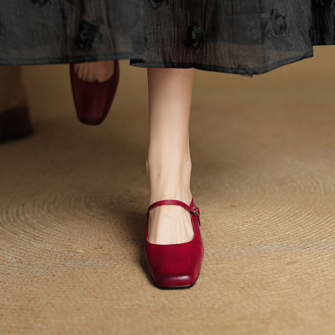 NORTHLINE STUDIO | SLIP-ON BLOCK MARY JANES