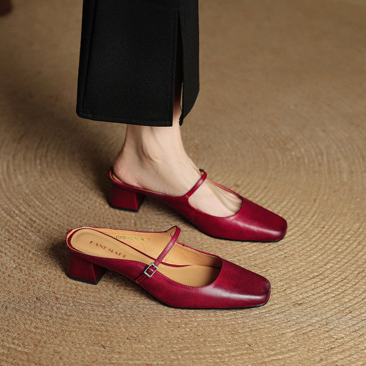 NORTHLINE STUDIO | SLIP-ON BLOCK MARY JANES