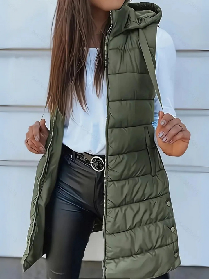 ANASTACIA HOODED PUFFER VEST