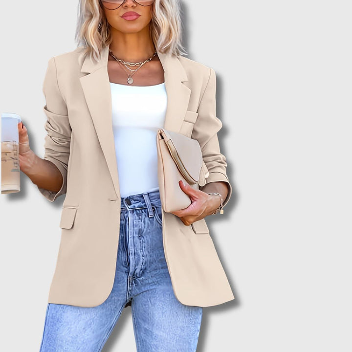 NORTHLINE STUDIO | Women's Elegance Beige Blazer Limited Edition