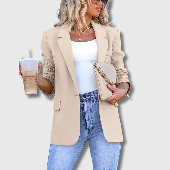 NORTHLINE STUDIO | Women's Elegance Beige Blazer Limited Edition