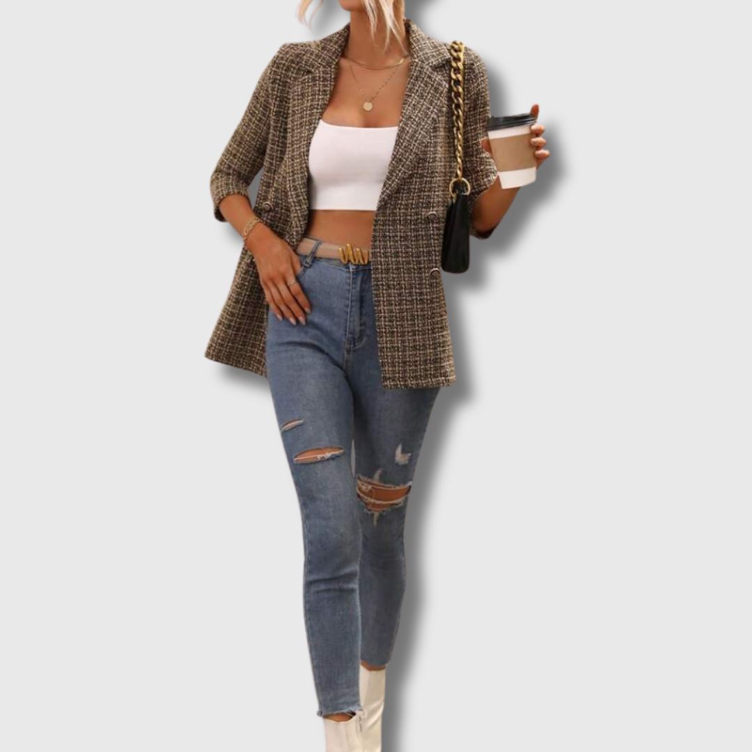 NORTHLINE STUDIO | Women's Chic Tweed Blazer Limited Edition