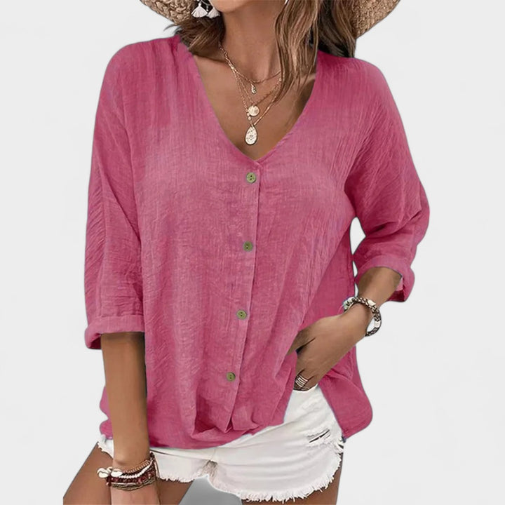 NORTHLINE STUDIO | EASYWEAR BUTTON BLOUSE